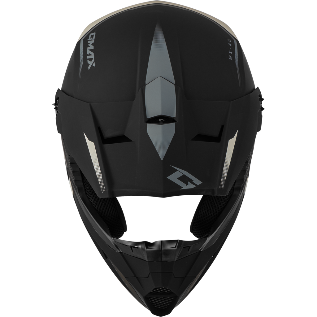 Mx 46 Compound Helmet Matte Black/Grey/White Sm