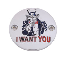 Load image into Gallery viewer, M8 Timer Cover Uncle Sam Chrome