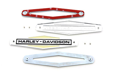 Gas Tank Emblems with Black Lettering