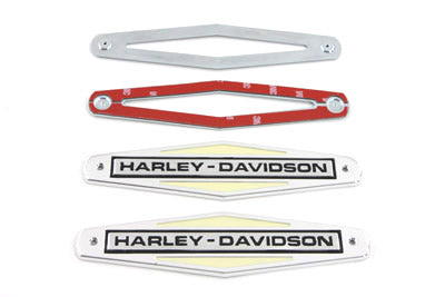 Gas Tank Emblems with Black Lettering