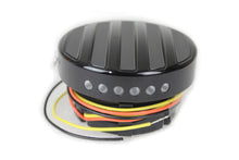 Load image into Gallery viewer, Black LED Ribbed Style Fuel Gauge and Filler Cap Set