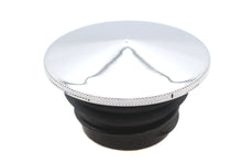 Load image into Gallery viewer, Ultima Slim Point Billet Gas Cap Vented Chrome