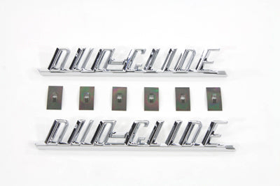 inchDuo-Glide inch Fender Emblem Set