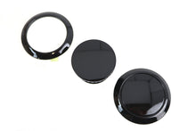 Load image into Gallery viewer, Flush Mount Gas Cap &amp; Left Side Tank Cap Kit Black