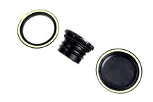Load image into Gallery viewer, Flush Mount Gas Cap &amp; Left Side Tank Cap Kit Black