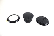Load image into Gallery viewer, Flush Mount Gas Cap &amp; Left Side Tank Cap Kit Black