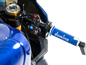 A450 Road Racing Grips Blue/White Pair