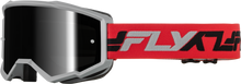 Load image into Gallery viewer, Youth Zone Goggle Red/Grey W/ Black Mirror/Smoke Lens