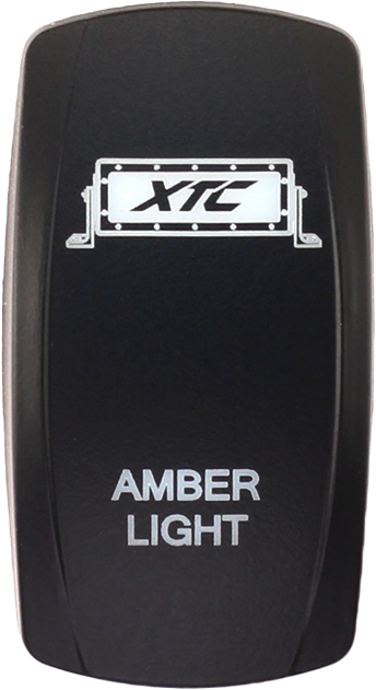 Dash Switch Rocker Face Amber Light Bar