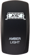 Load image into Gallery viewer, Dash Switch Rocker Face Amber Light Bar