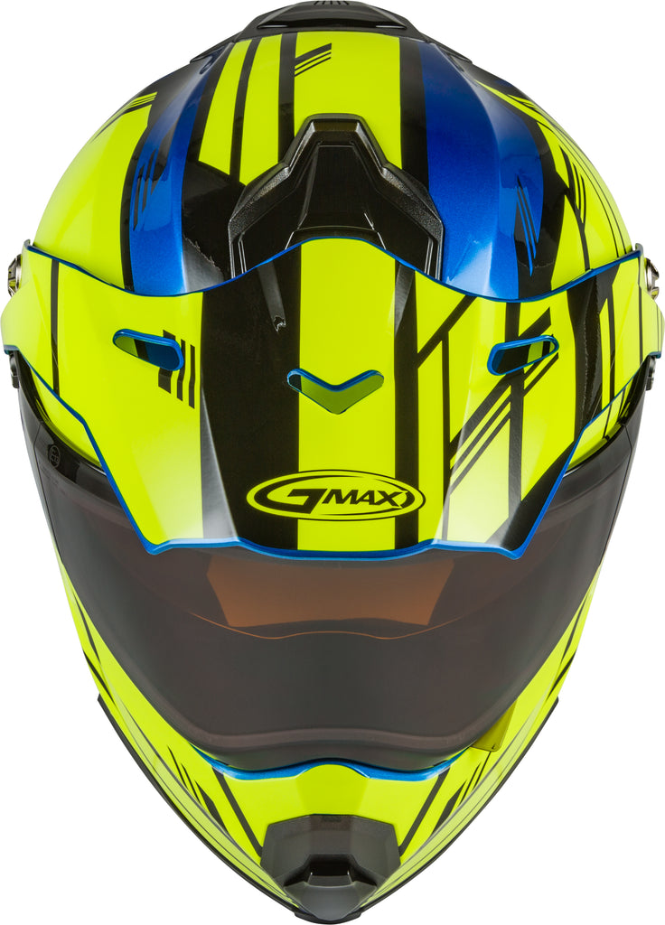 Youth At 21y Epic Snow Helmet Blue/Hi Vis/Black Ym