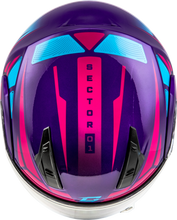 Load image into Gallery viewer, Md 04s Sector Snow Helmet W/ Electric Shield Violet/Pink Xl