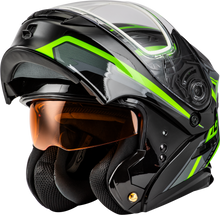 Load image into Gallery viewer, Md 01s Transistor Snow Helmet Black/Grey/Green Md