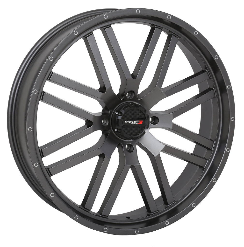 St3 Wheel 24x7 4+2.5 (+10mm) 4/137 Matte Gunmetal Grey