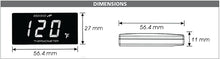 Load image into Gallery viewer, Super Slim Temperature Gauge Blue Display