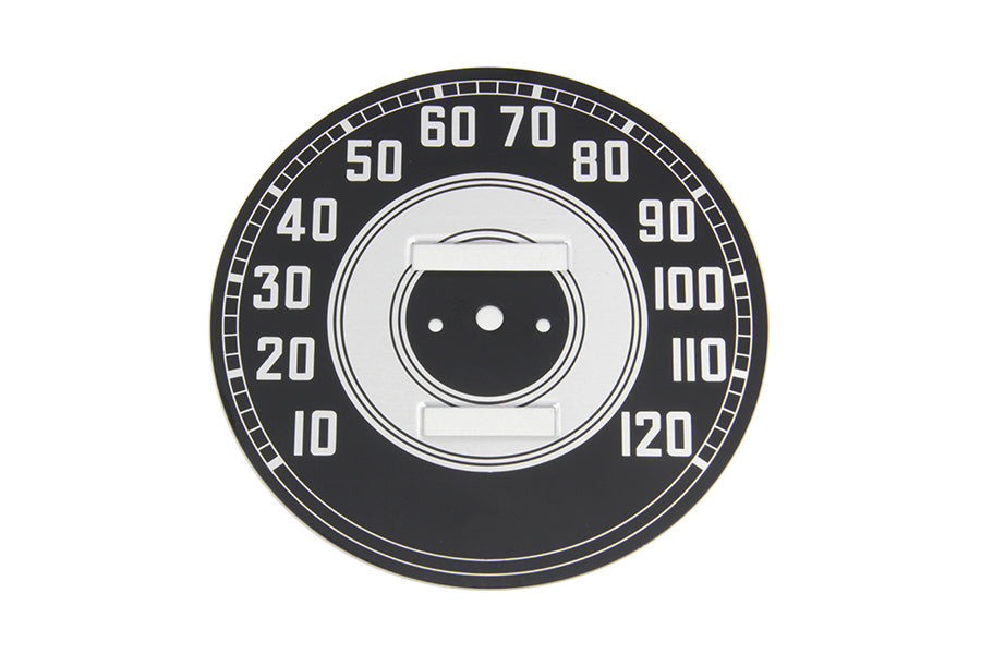 Black Tin Speedometer Face