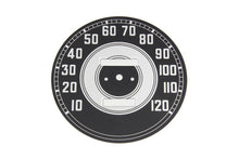 Load image into Gallery viewer, Black Tin Speedometer Face