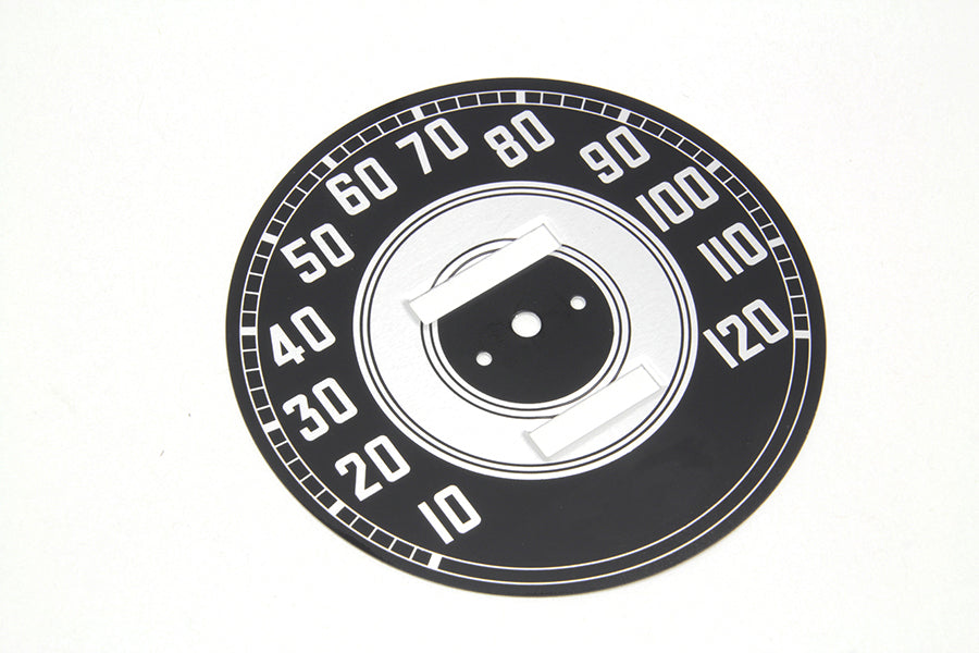 Black Tin Speedometer Face