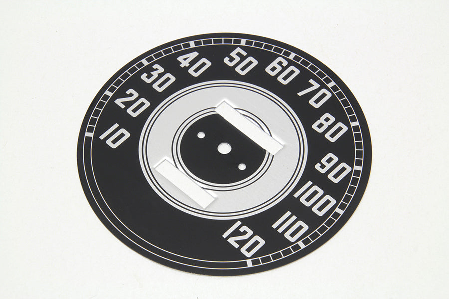 Black Tin Speedometer Face