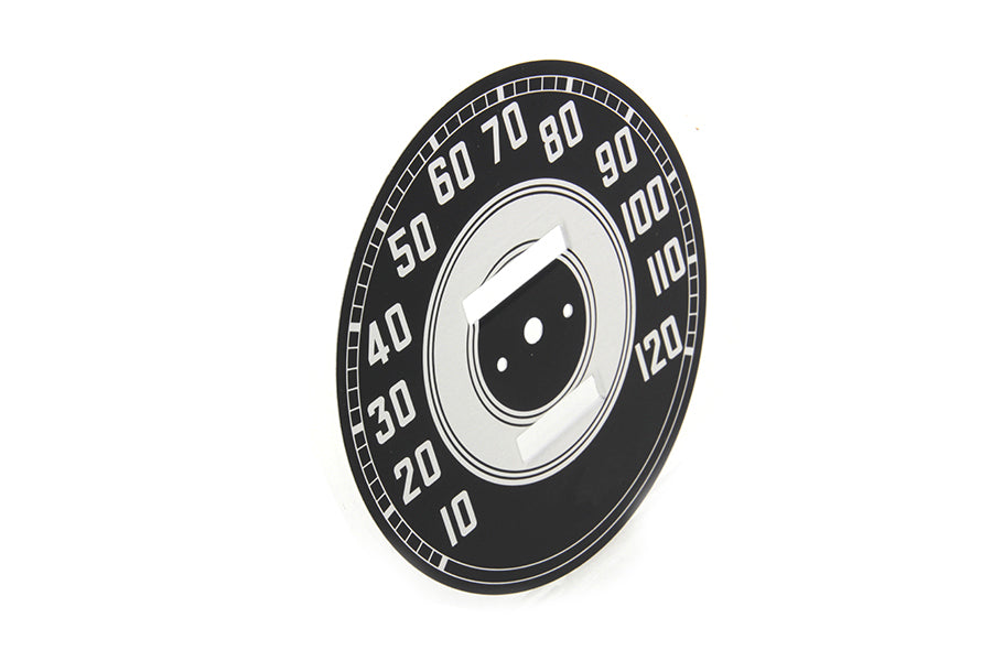 Black Tin Speedometer Face