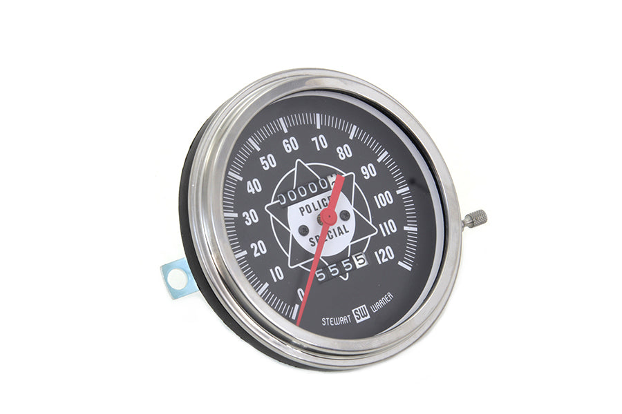Speedometer with 1:1 Ratio and Red Needle
