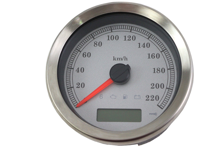 4 inch Electronic Speedometer Assembly Silver