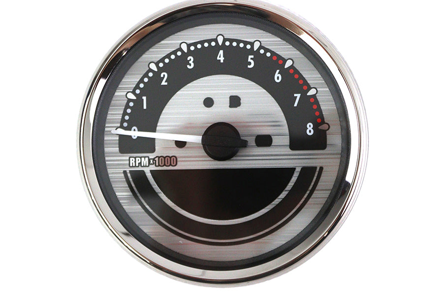 AEE 5 inch Dakota Style Speedometer Silver