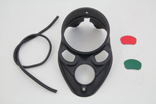 Load image into Gallery viewer, Black Skull Dash Panel with Red Lens