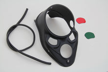 Load image into Gallery viewer, Black Skull Dash Panel with Red Lens