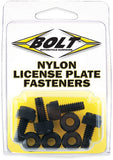 BOLT License Plate Bolts/Nuts 4/Pk 020-00154