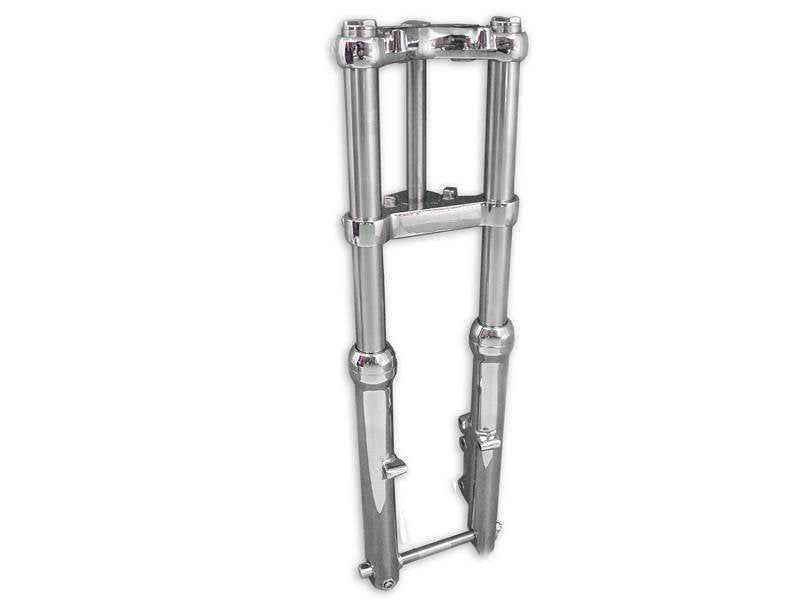 COMPLETE FRONT FORK ASSY CHROME HARLEY 39MM NARROW 00-06 - The Speed Shop Canada