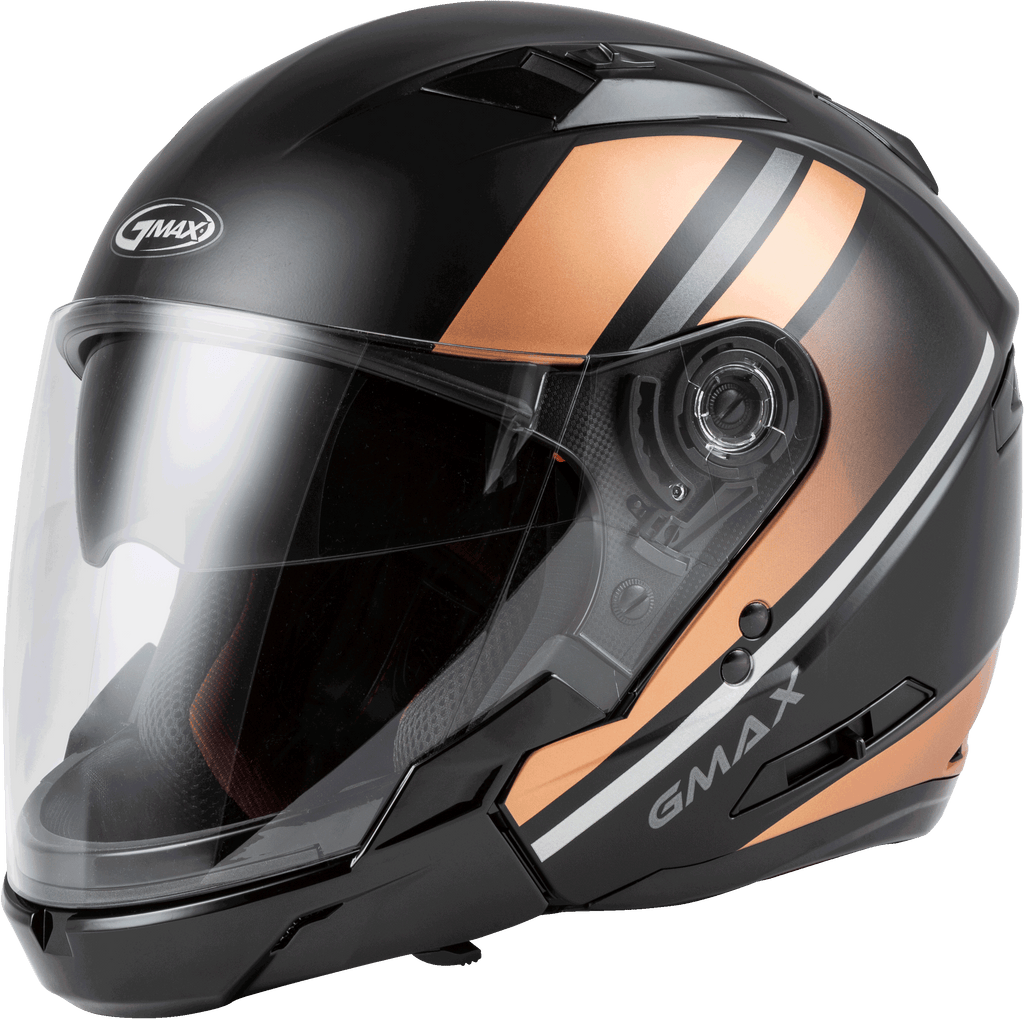 Of 77 Open Face Reform Helmet Matte Black/Copper/Silver 3x