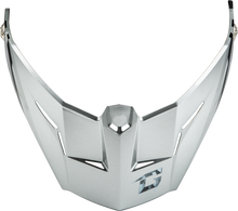 Load image into Gallery viewer, Md 74 Visor W/Screws Striker Silver/Blue Metallic