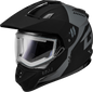 Gm 11s Ronin Snow Helmet W/ Elec Shld Matte Blk/Silver 2x