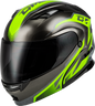 Md 01 Volta Helmet Black/Silver/Green Metallic Xl