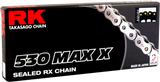 Excel Wheel components 530maxx Drive Chain Black/Gold 530 X 120 691-13120BG