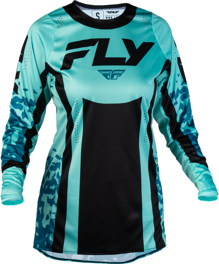 Women's Lite Flake Jersey Aqua/Teal/Black 2x
