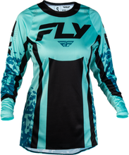Load image into Gallery viewer, Women's Lite Flake Jersey Aqua/Teal/Black Sm