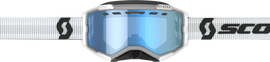 Fury Goggle Snow Cross White W/Blue