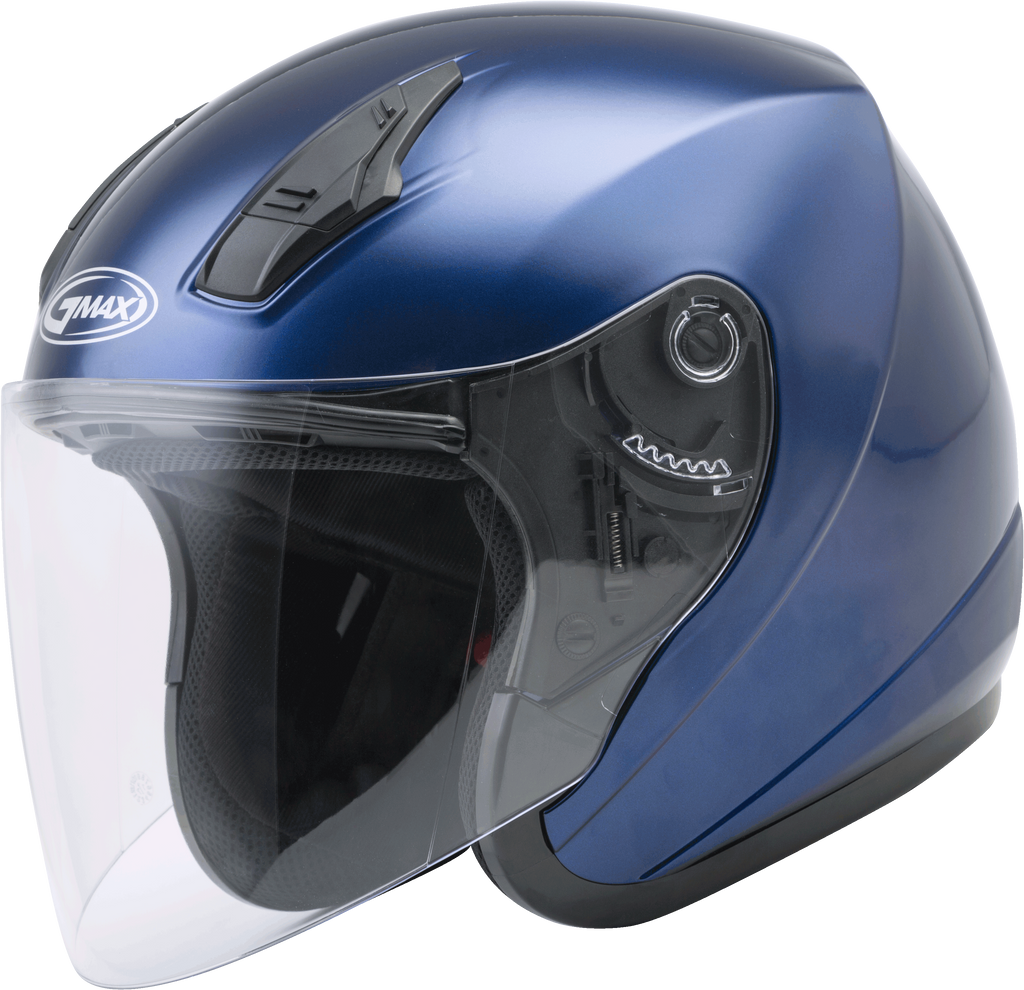 Of 17 Open Face Helmet Blue Md
