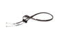 Black Vinyl Throttle Push Pull Cable Set