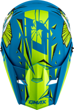 Load image into Gallery viewer, Youth Mx 46y Unstable Helmet Matte Blue/Green Yl