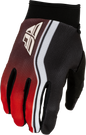 Youth F 16 Raze Gloves Black/Red/White Y3xs