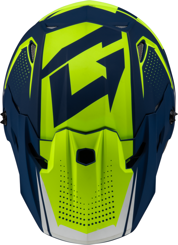 Mx 96 502 Helmet Matte Blue/Green  Lg