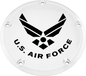 6   M8 Softail Derby Cover Air Force Chrome