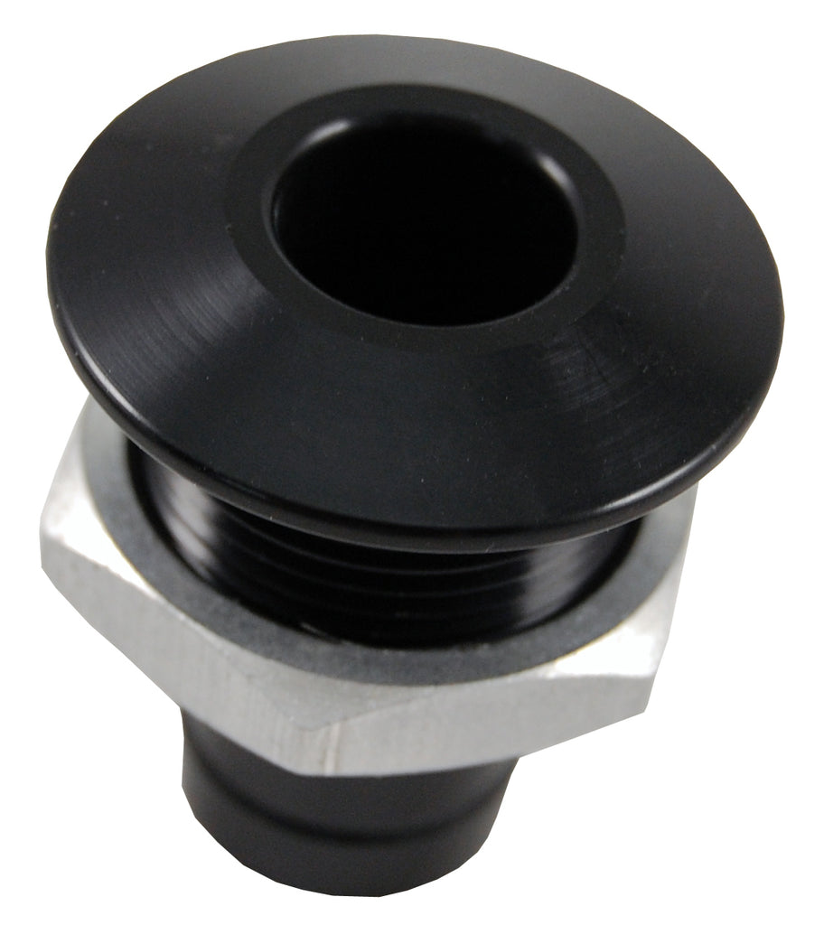 Billet Thru Hull Water Fitting Bilge Pump Outlet Black