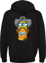 Load image into Gallery viewer, Stache Mullet Moto Yth Hoodie Black Yx