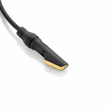 Load image into Gallery viewer, Pair of RIZOMA Leggera black turn signal indicators for motorcycles, featuring sleek illumination design.