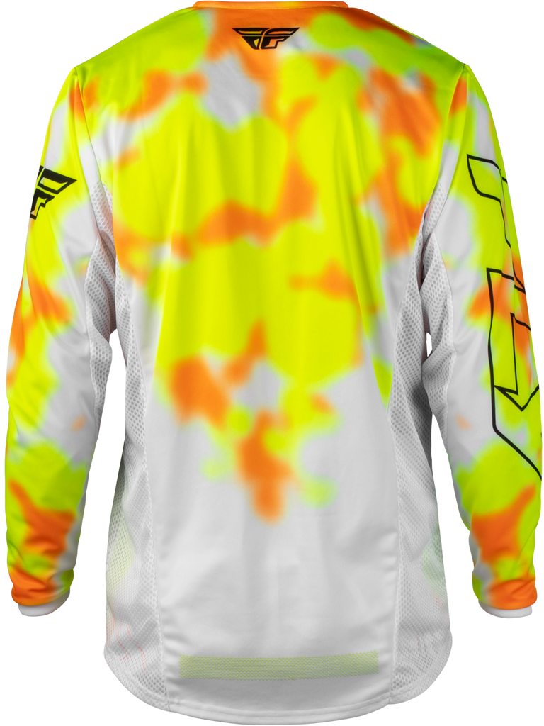 Kinetic Blur Jersey White/Hi Vis/Orange Xl