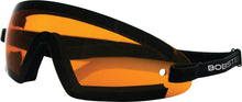 Load image into Gallery viewer, Wrap Around Sunglasses Black W/Amber Lens